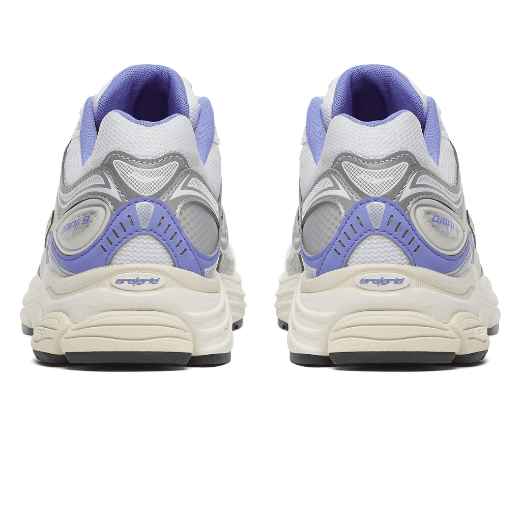 Saucony Progrid Omni 9 'White Purple' — UK 1 — Top View