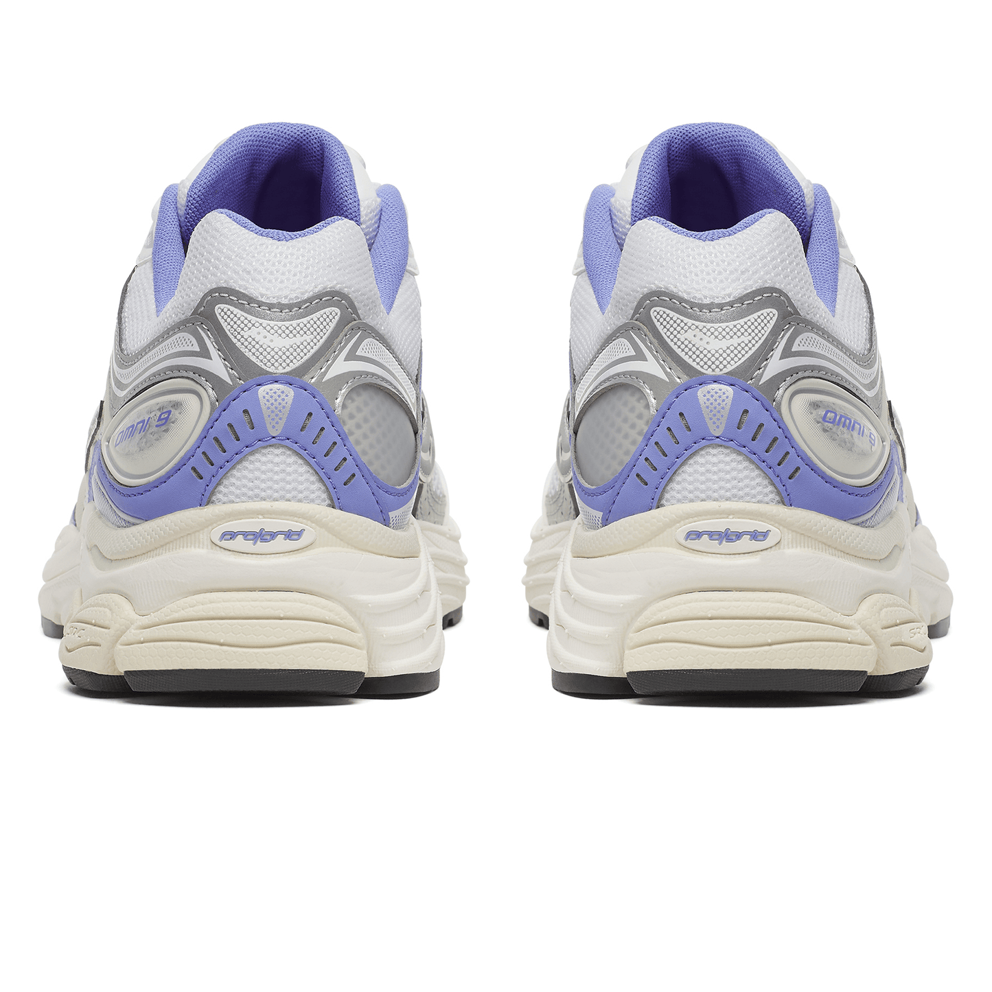 Saucony Progrid Omni 9 'White Purple' — UK 1 — Top View