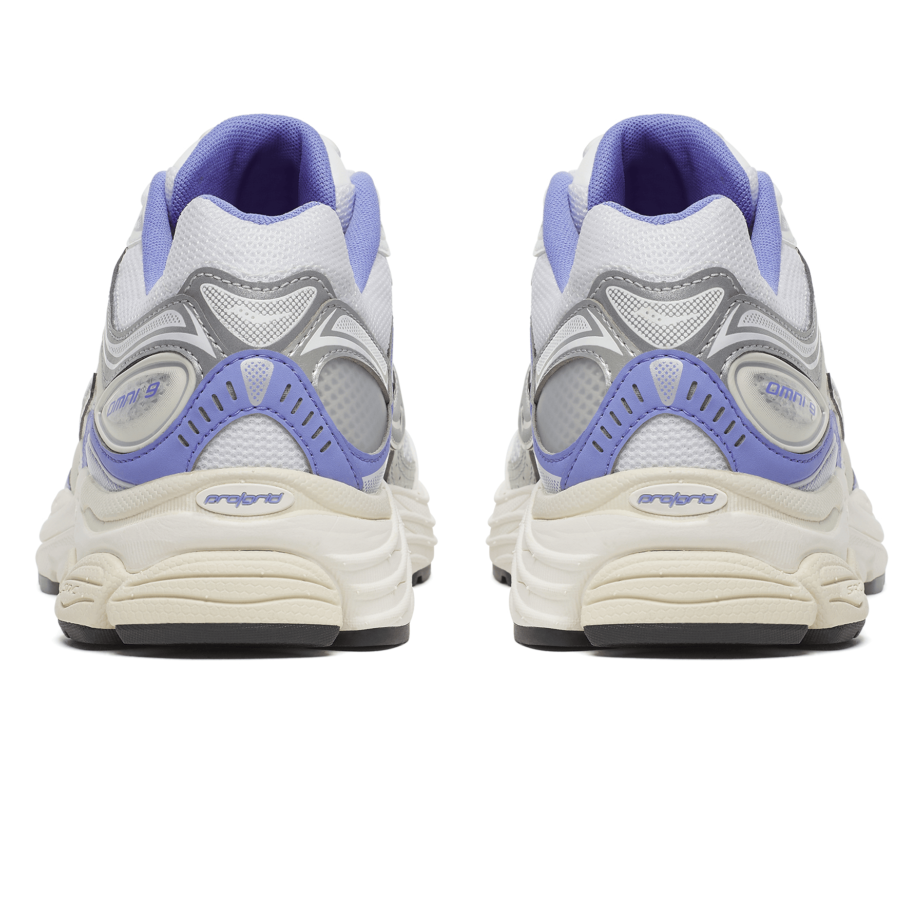 Saucony Progrid Omni 9 'White Purple' — UK 1 — Top View