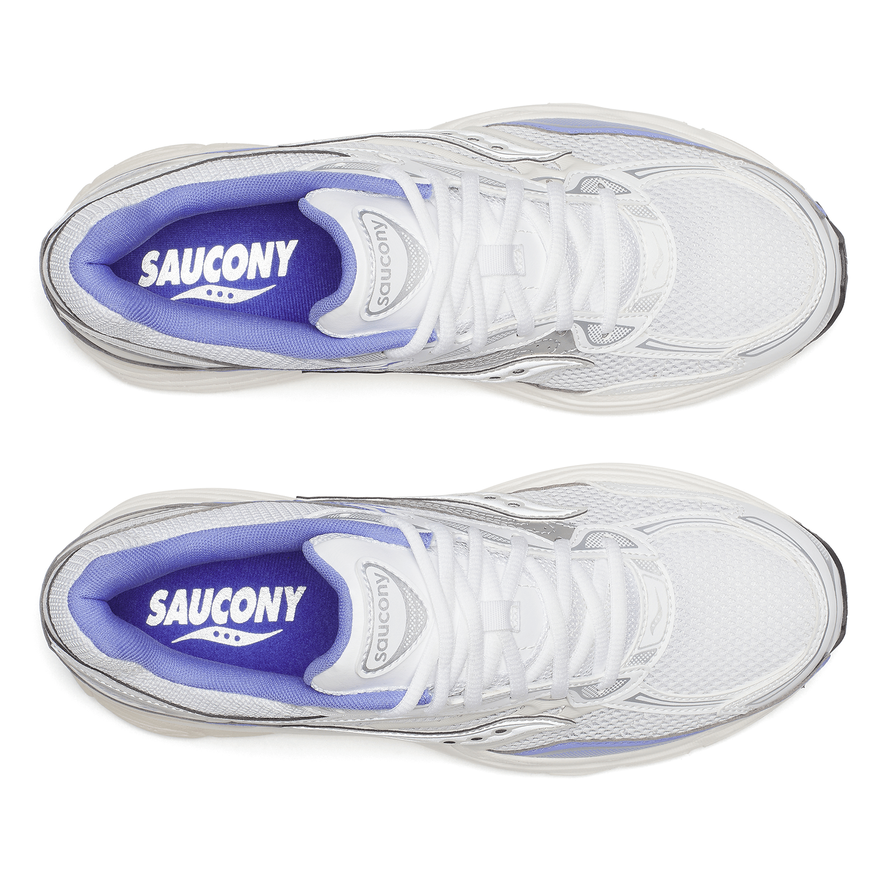 Saucony Progrid Omni 9 'White Purple' — UK 1 — Detail View