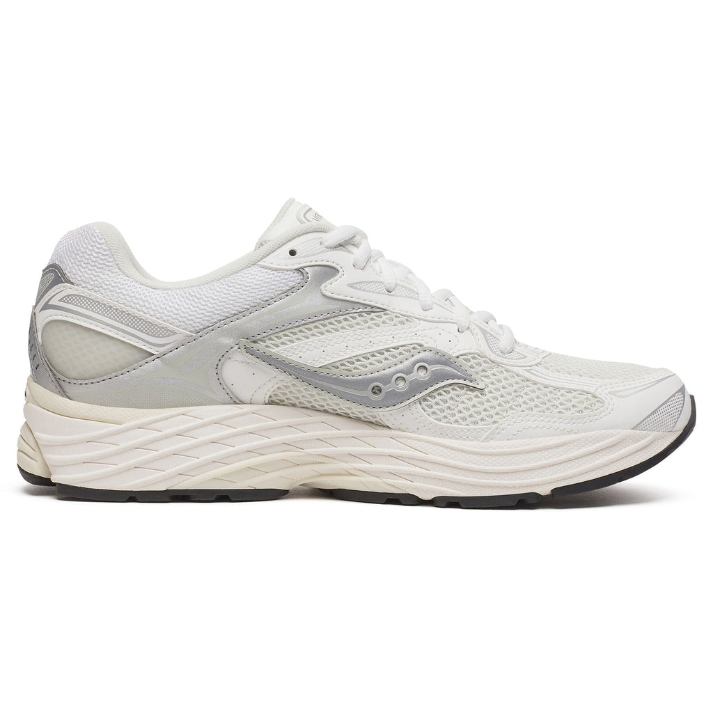 Saucony ProGrid Omni 9 'White Silver' — UK 1 — Side View