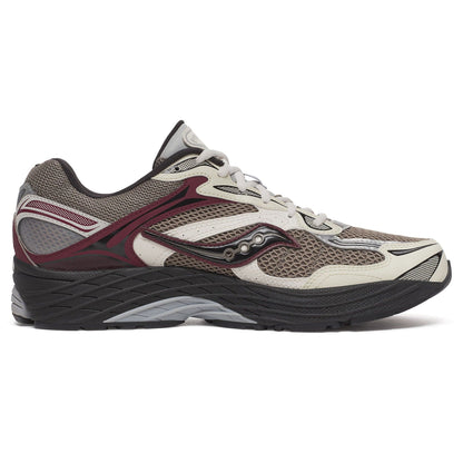 Saucony ProGrid Omni 9 'Tan Maroon' — UK 1 — Back View
