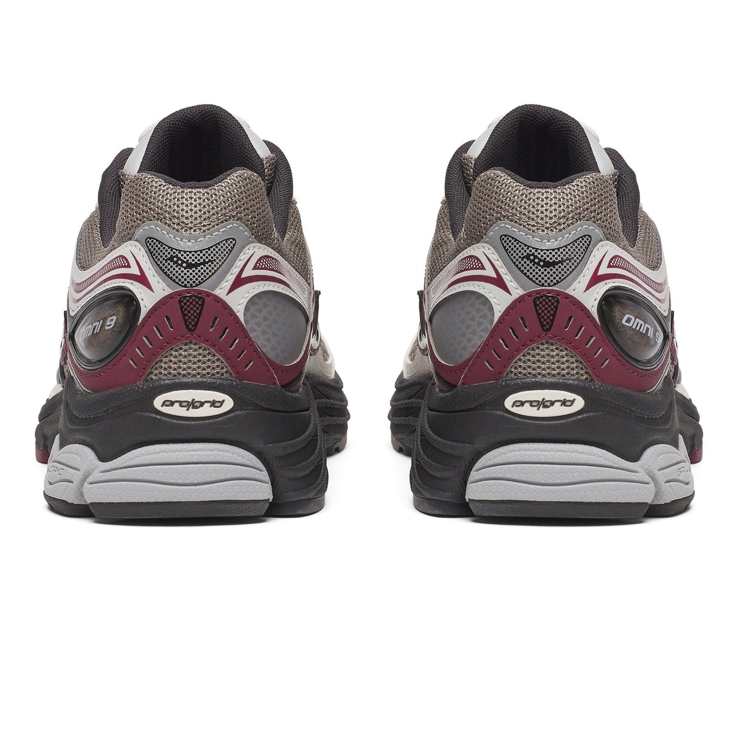 Saucony ProGrid Omni 9 'Tan Maroon' — UK 1 — Top View