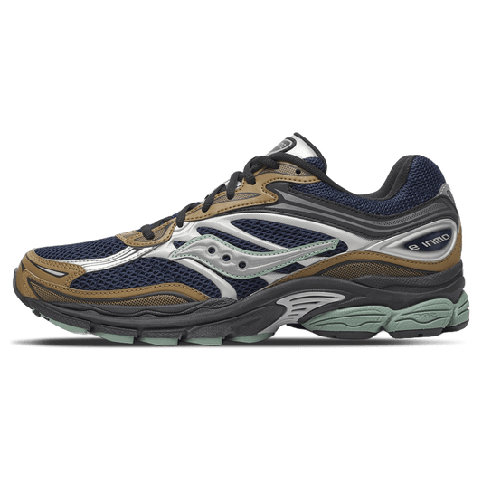 Saucony ProGrid Omni 9 'Brown Navy' — UK 1 — Front View