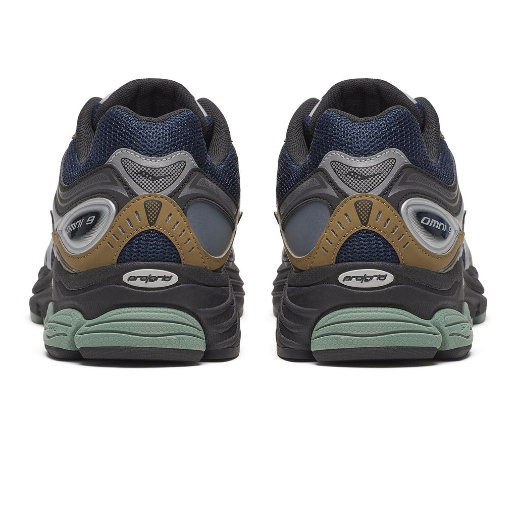 Saucony ProGrid Omni 9 'Brown Navy' — UK 1 — Top View