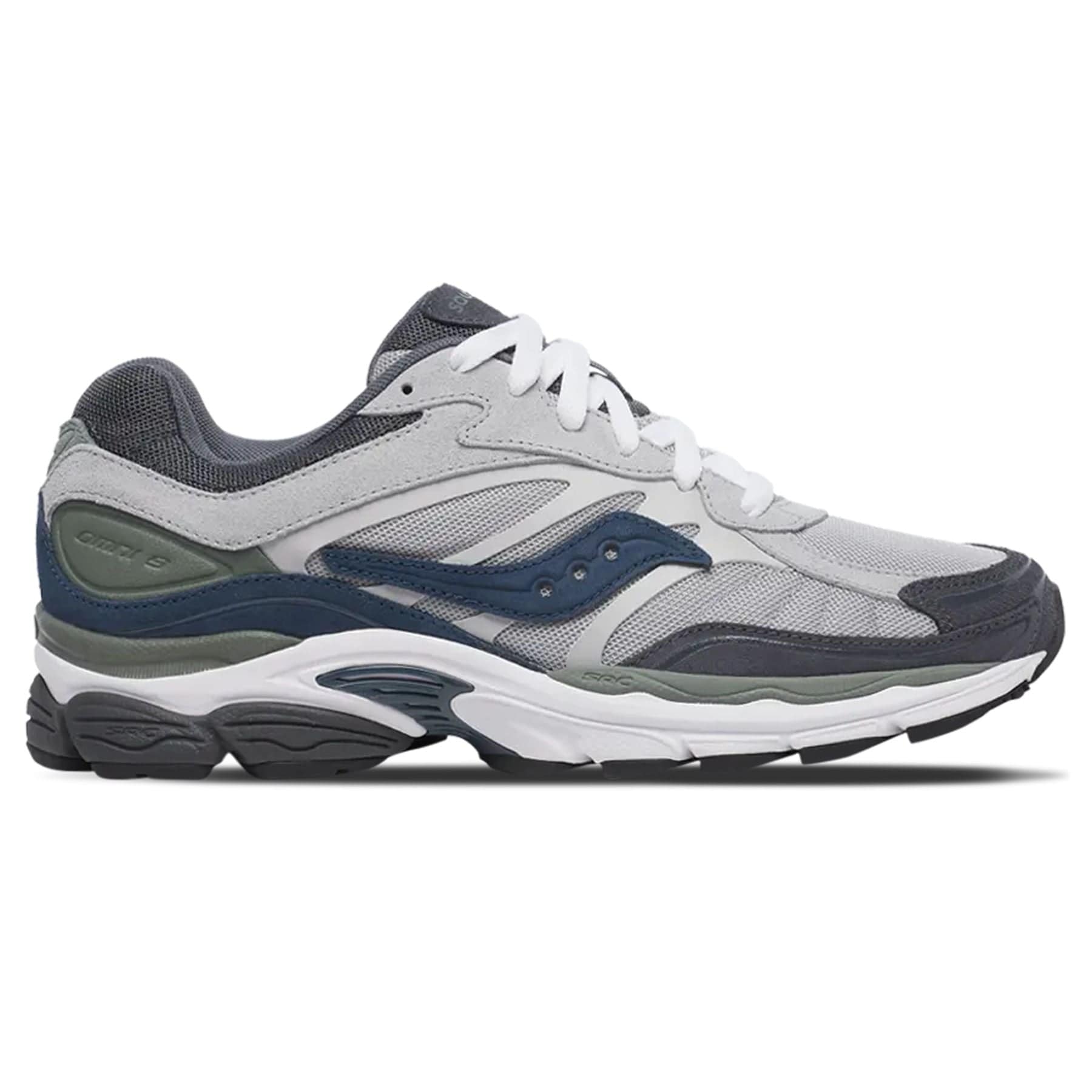 Saucony ProGrid Omni 9 Premium 'Grey Agave' — UK 1 — Side View