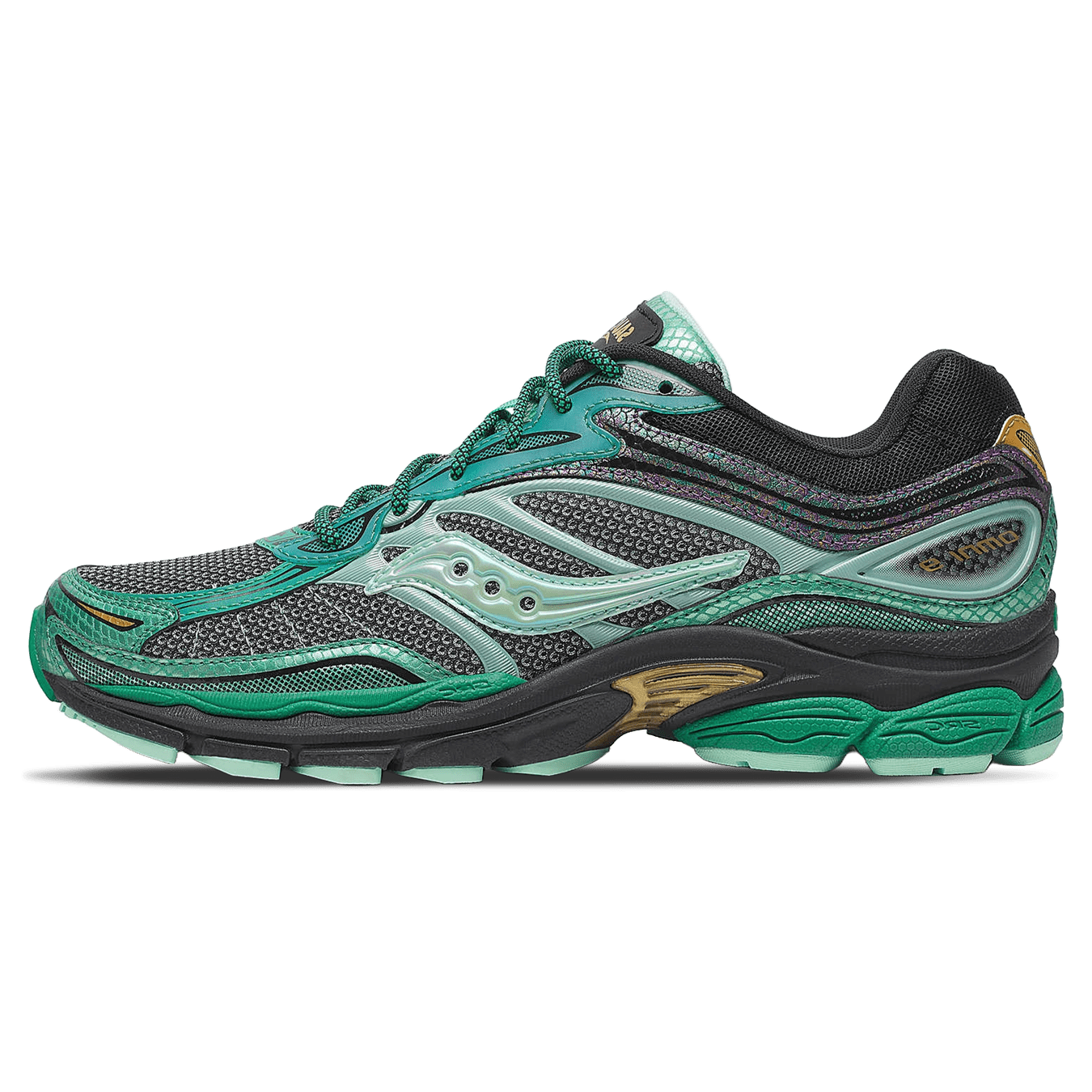 Saucony ProGrid Omni 9 'Glowaconstrictor' — UK 1 — Front View
