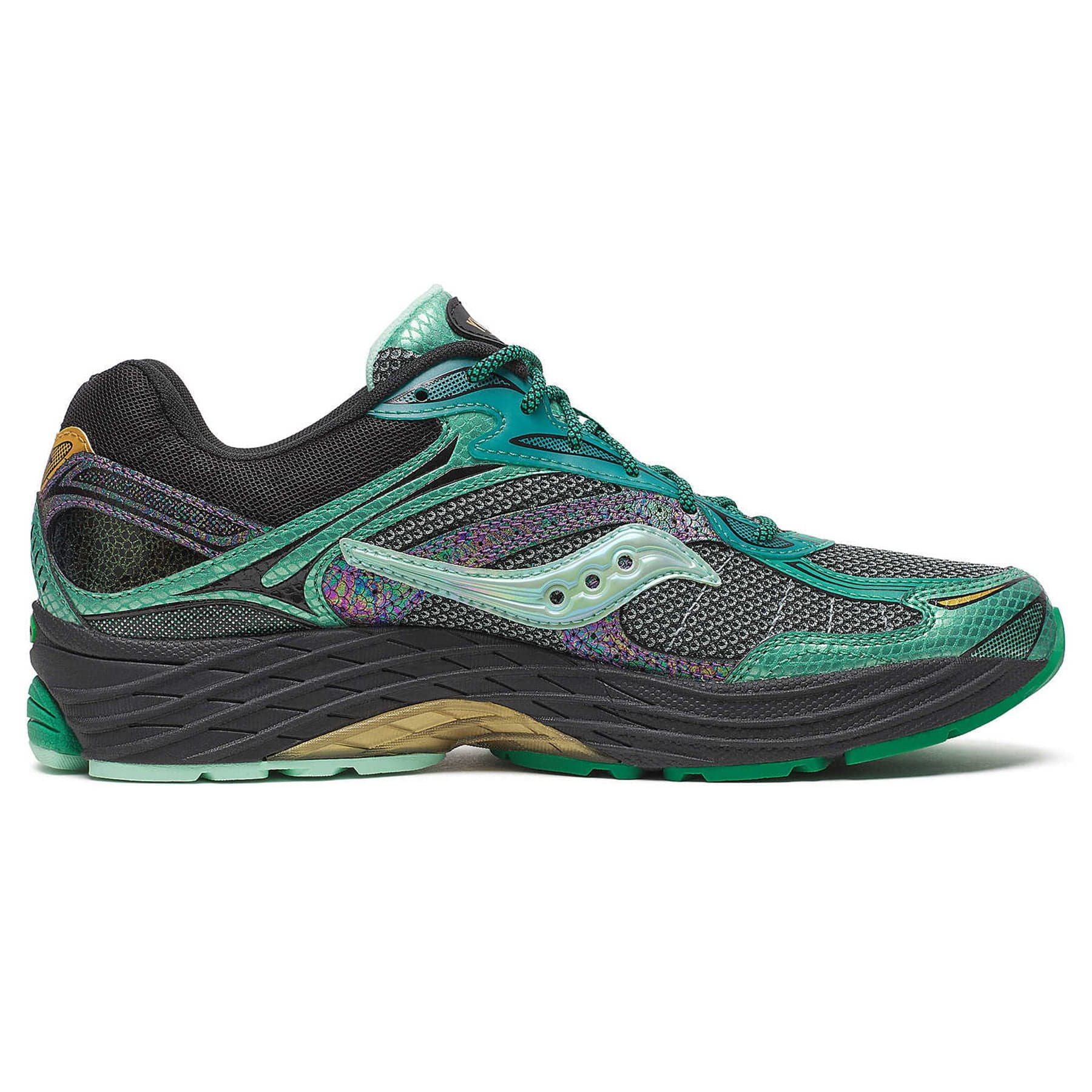 Saucony ProGrid Omni 9 'Glowaconstrictor' — UK 1 — Back View