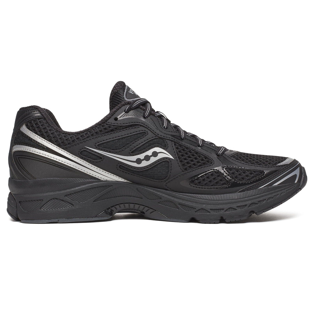 Saucony ProGrid Guide 7 'Black Silver' — UK 1 — Side View