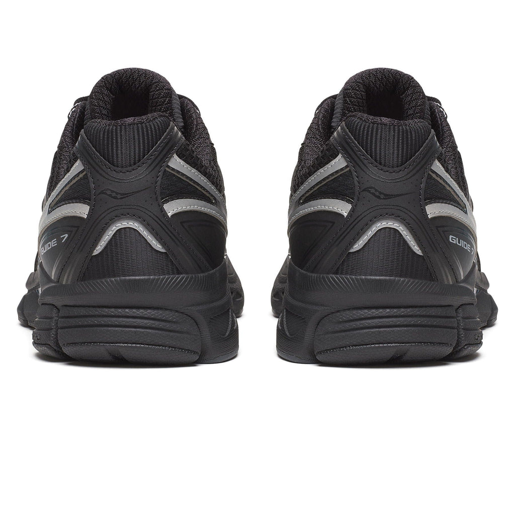 Saucony ProGrid Guide 7 'Black Silver' — UK 1 — Top View