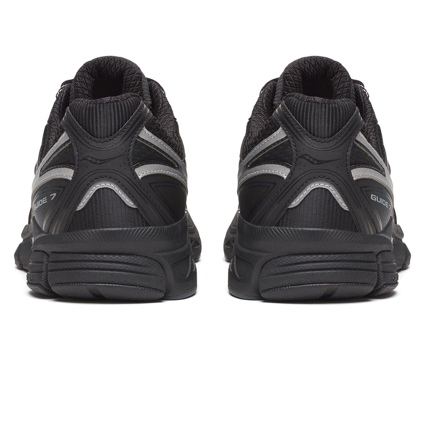 Saucony ProGrid Guide 7 'Black Silver' — UK 1 — Top View