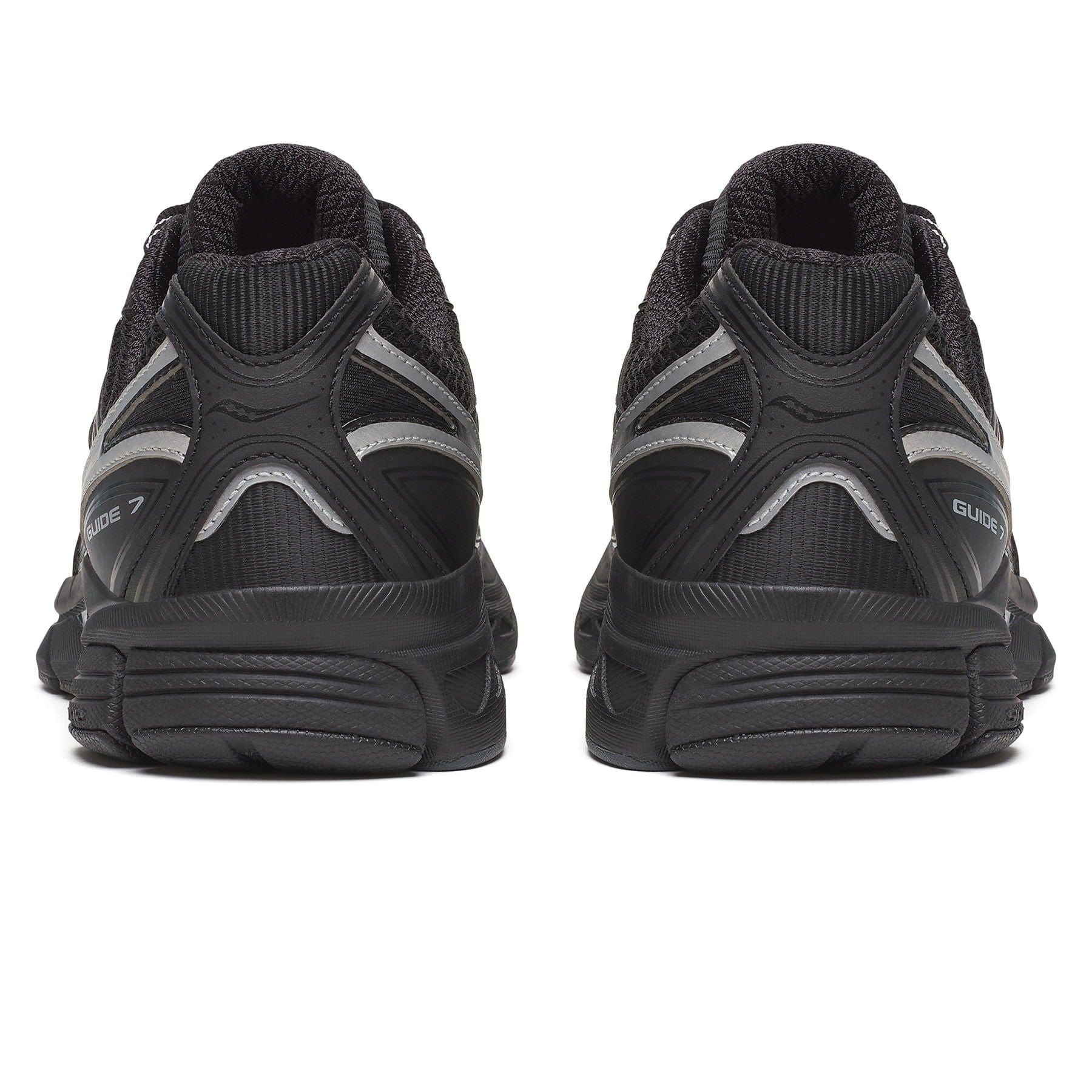 Saucony ProGrid Guide 7 'Black Silver' — UK 1 — Top View