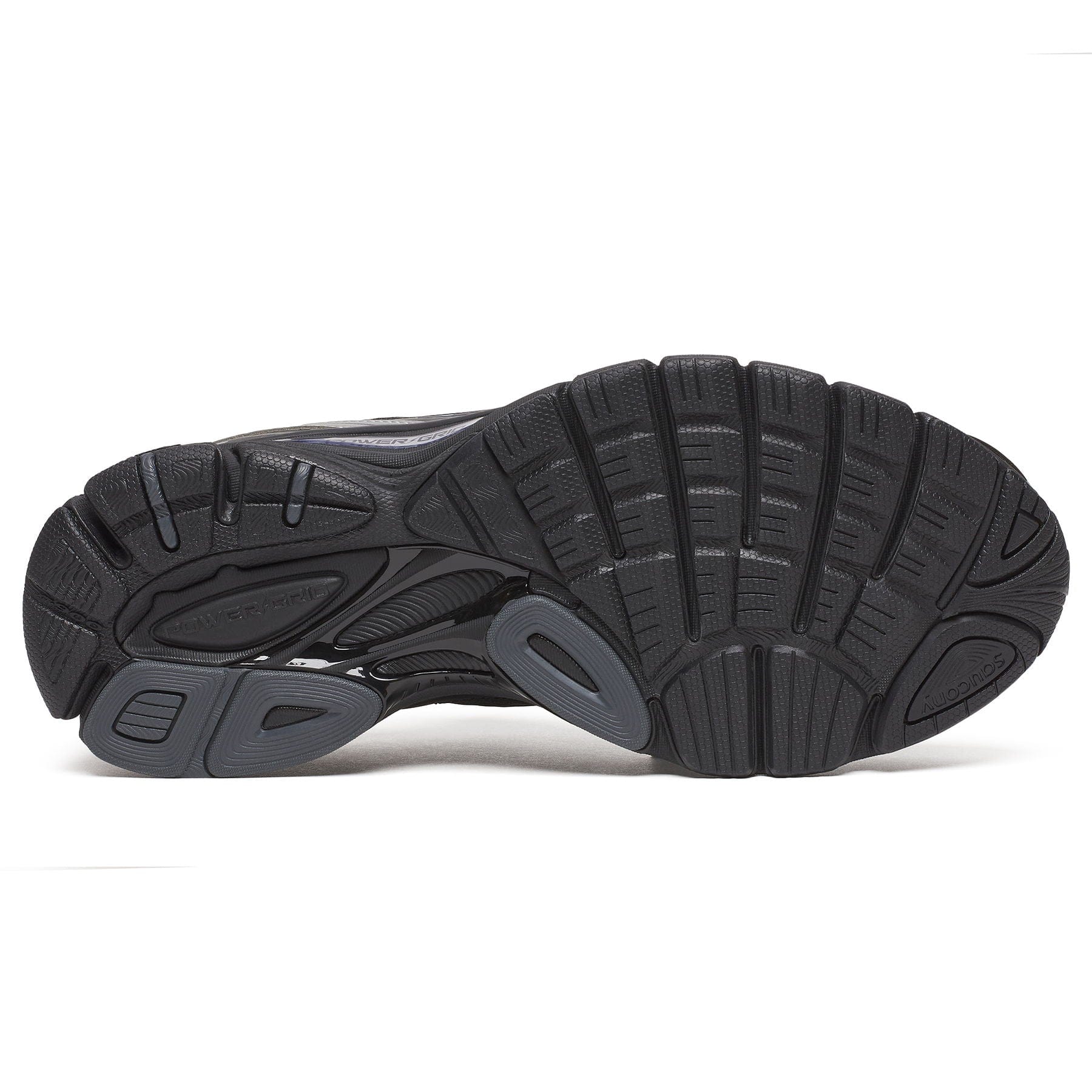 Saucony ProGrid Guide 7 'Black Silver' — UK 1 — Detail View