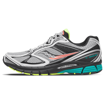 Saucony ProGrid Guide 7 'White Teal Mutant' — UK 1 — Front View