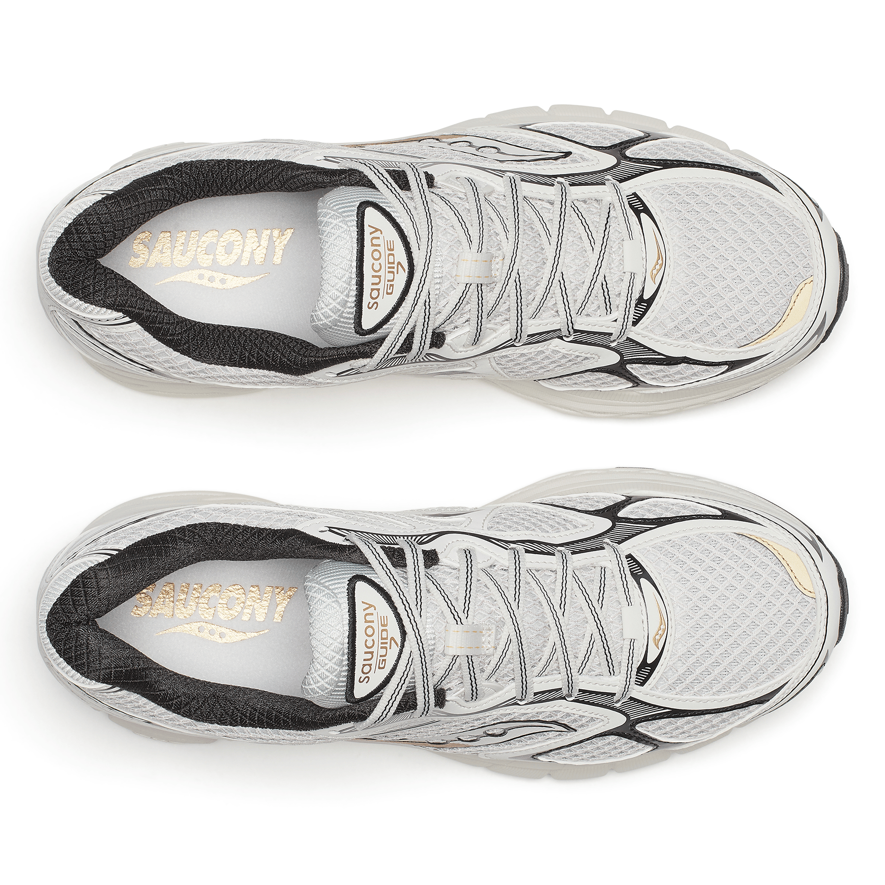 Saucony Progrid Guide 7 'Onyx Gold' — UK 1 — Detail View