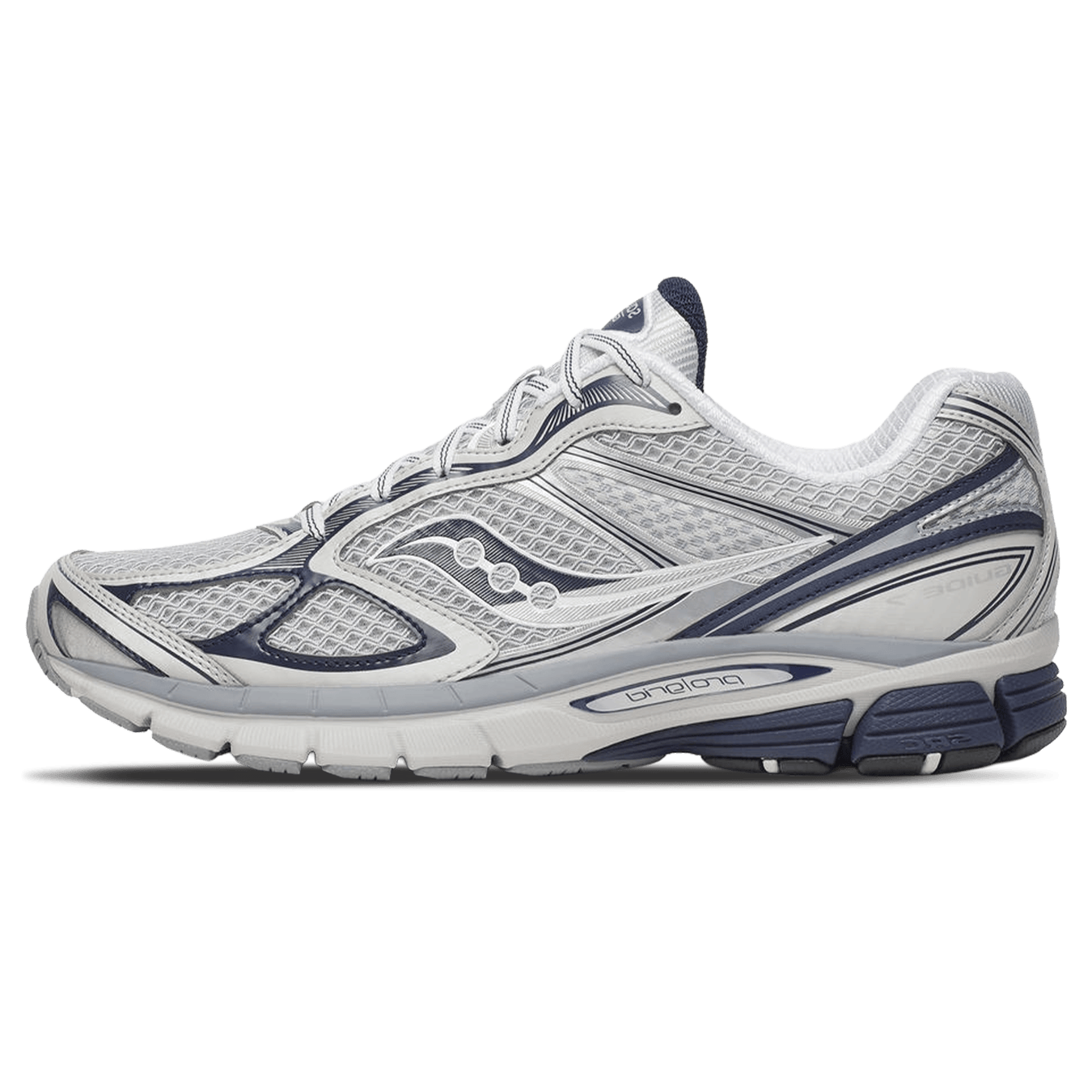 Saucony Progrid Guide 7 'Oyster Navy' — UK 1 — Front View