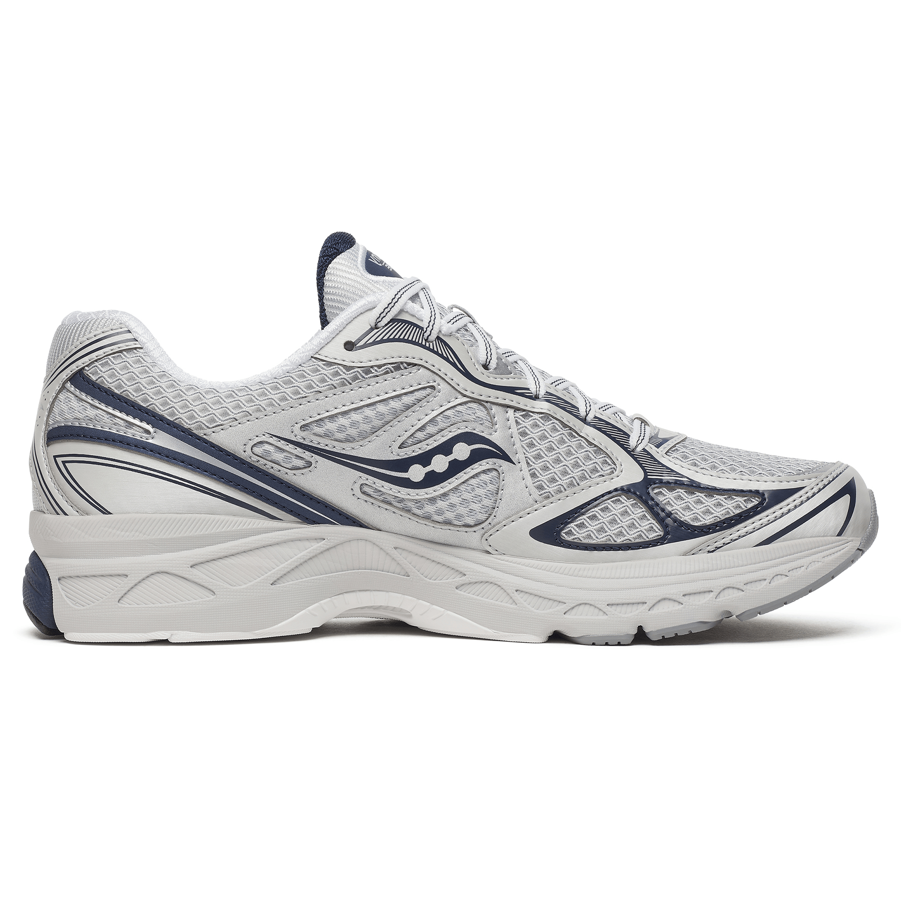 Saucony Progrid Guide 7 'Oyster Navy' — UK 1 — Side View