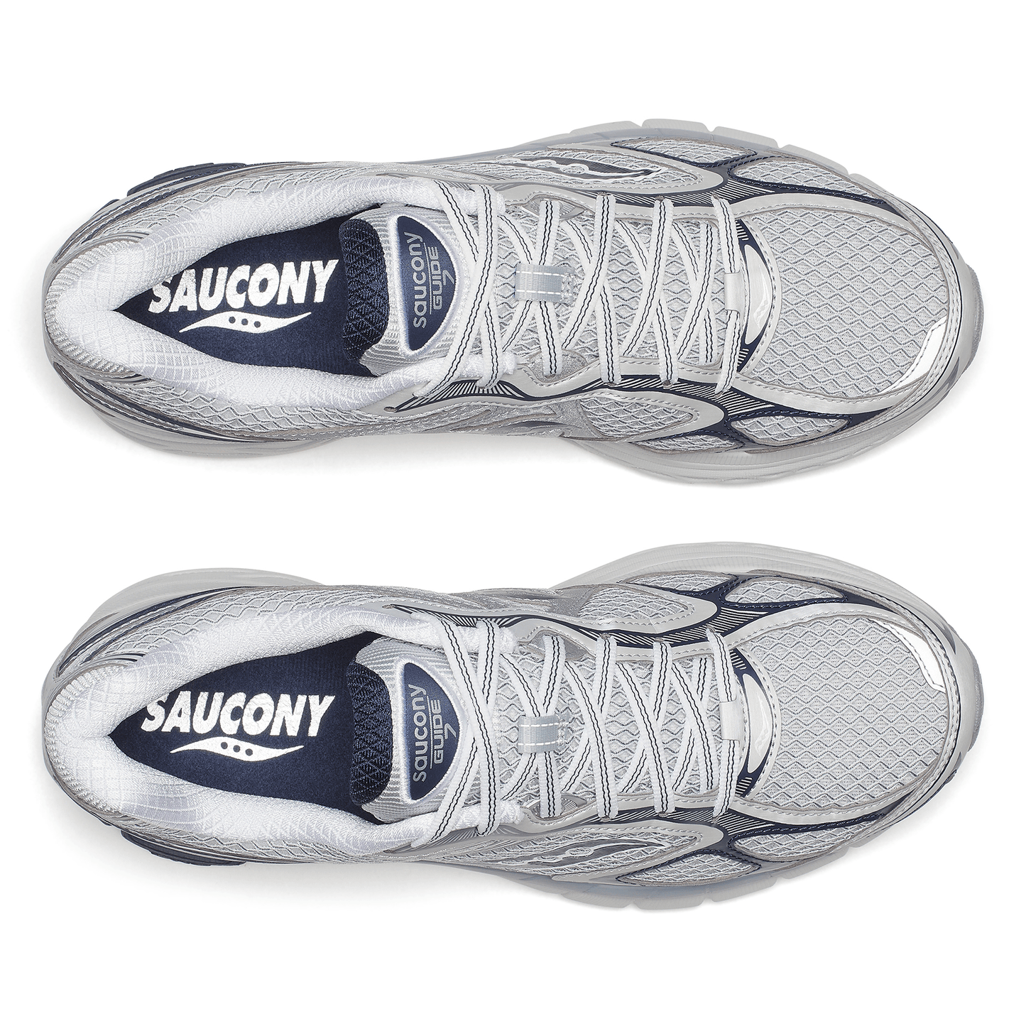 Saucony Progrid Guide 7 'Oyster Navy' — UK 1 — Detail View