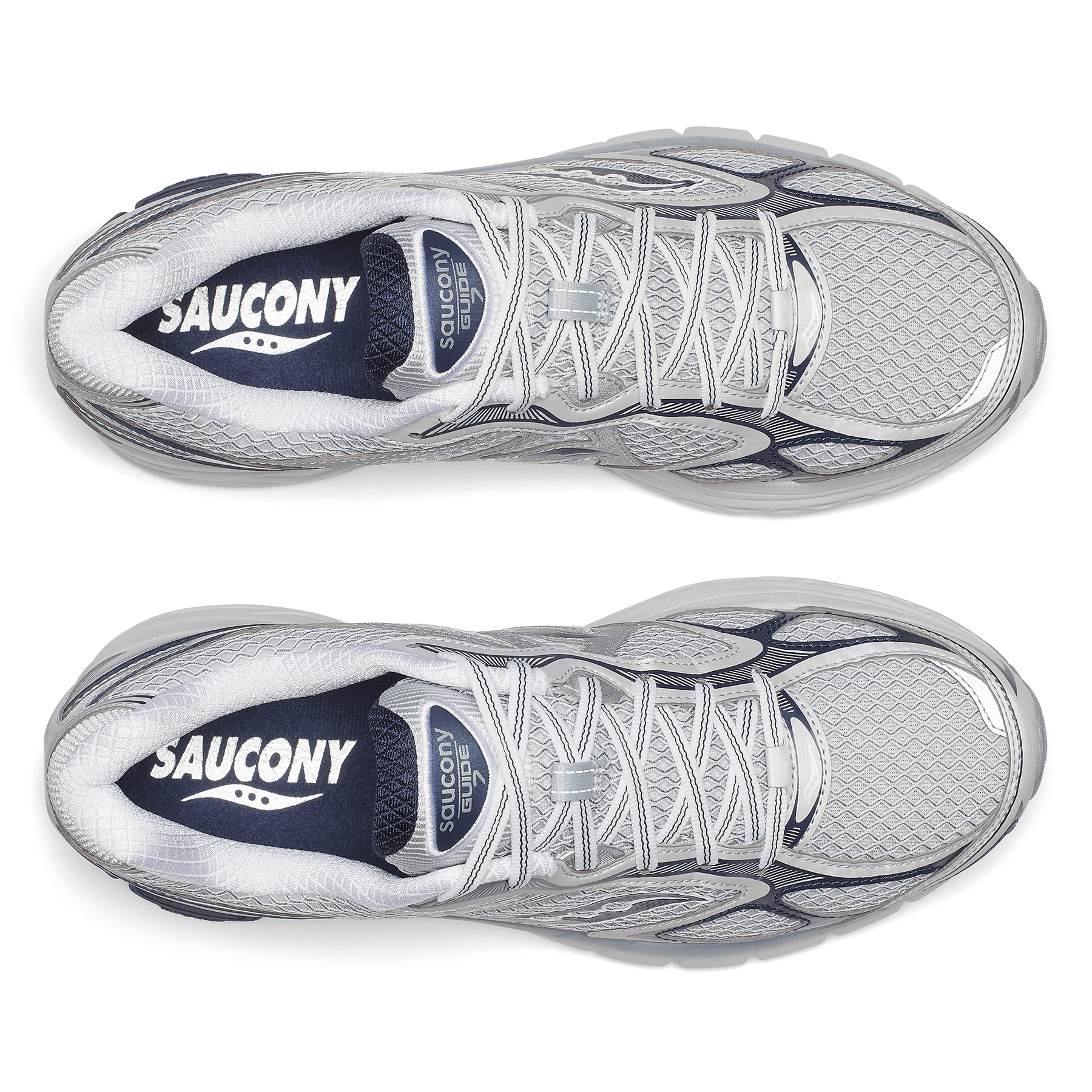 Saucony Progrid Guide 7 'Oyster Navy' — UK 1 — Detail View