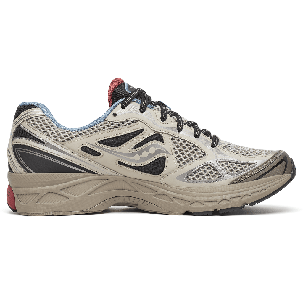 Saucony Progrid Guide 7 'Taupe Black' — UK 1 — Side View