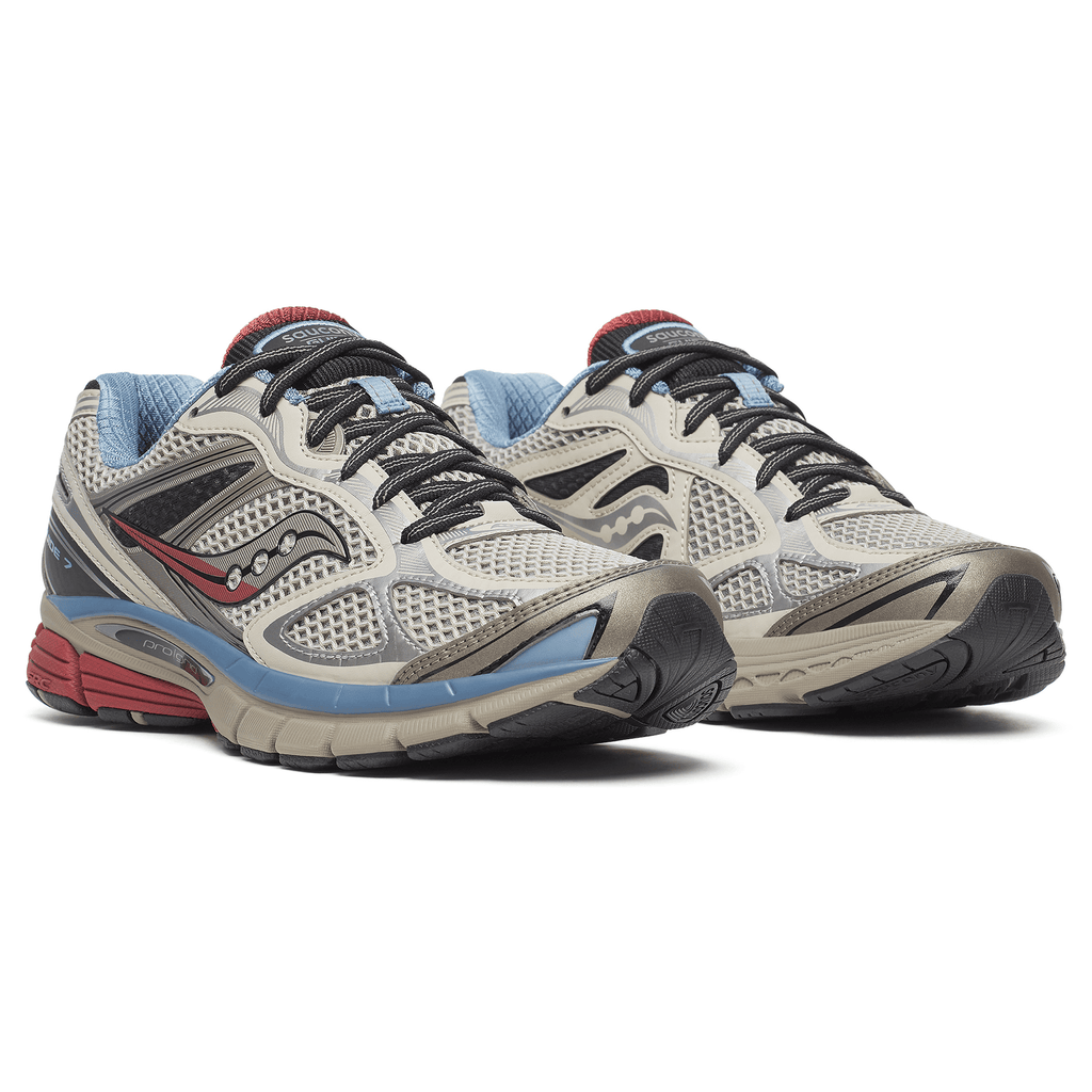 Saucony Progrid Guide 7 'Taupe Black' — UK 1 — Back View