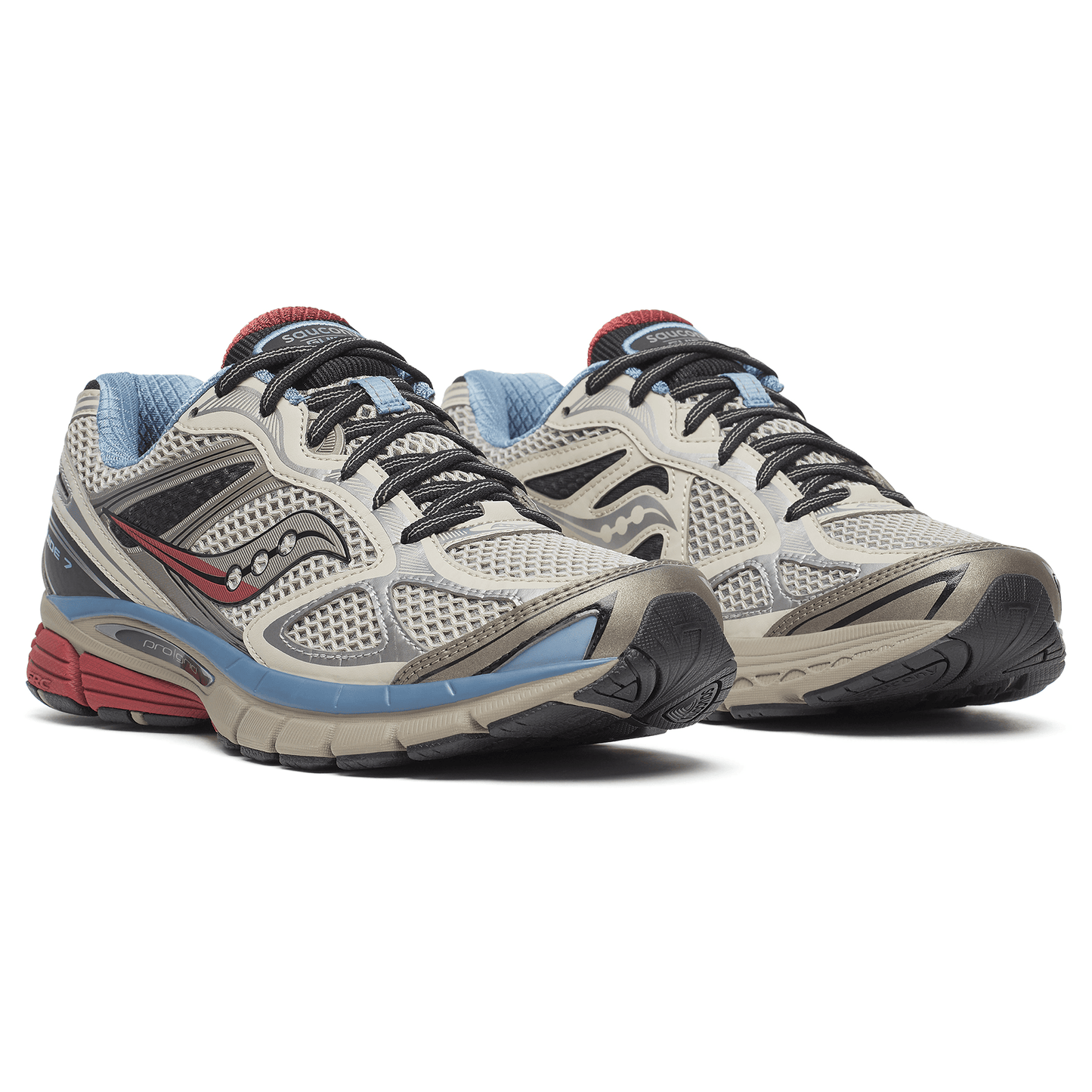 Saucony Progrid Guide 7 'Taupe Black' — UK 1 — Back View
