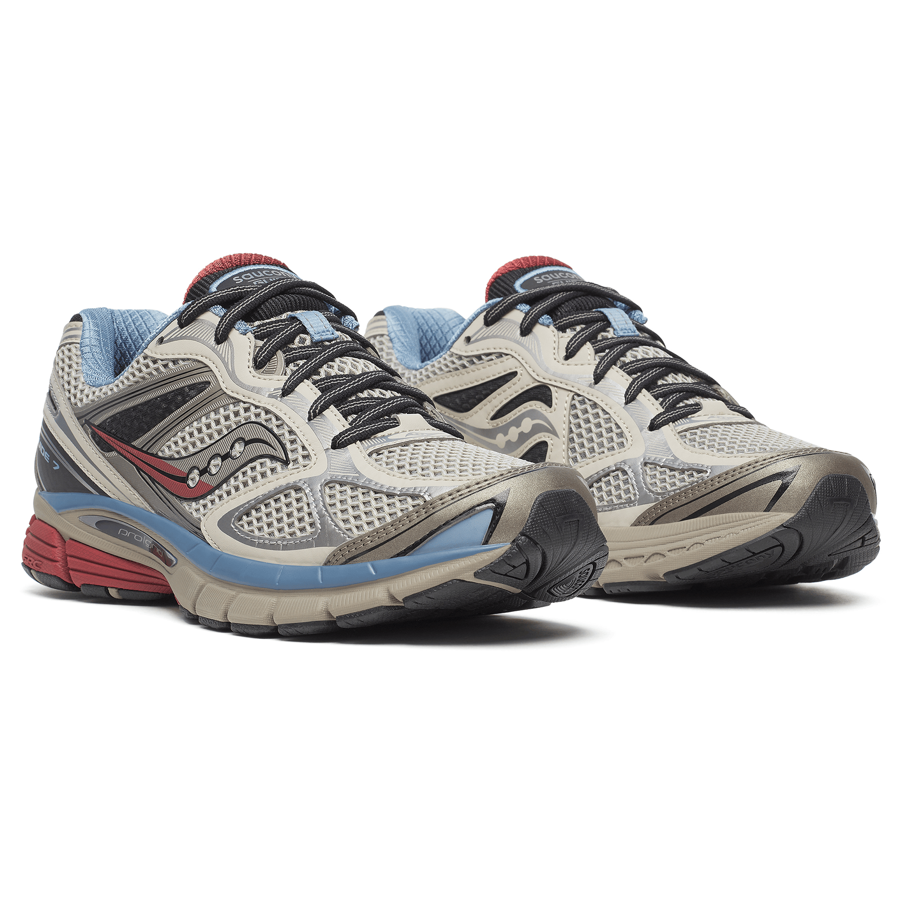 Saucony Progrid Guide 7 'Taupe Black' — UK 1 — Back View