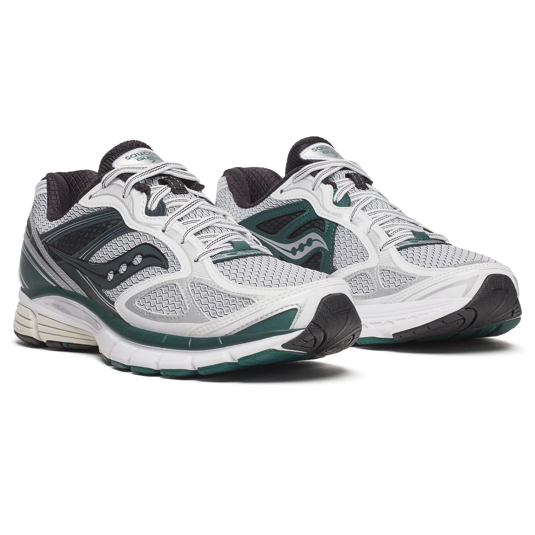 Saucony ProGrid Guide 7 'White Pine' — UK 1 — Back View