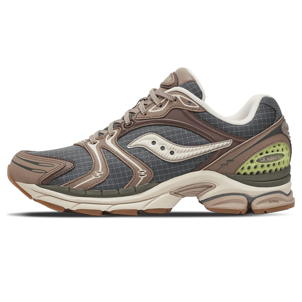Saucony ProGrid Triumph 4 'Carbon Taupe' — UK 1 — Front View