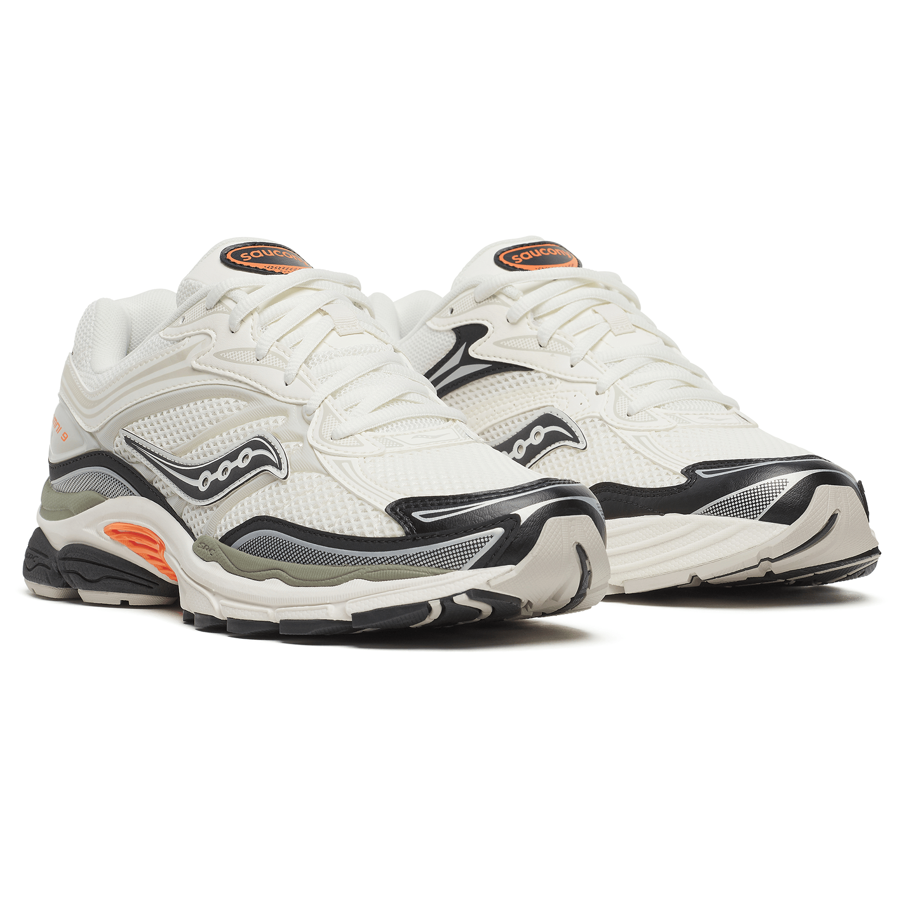 Saucony Progrid Omni 9 TMY 'White Turmeric' — UK 1 — Back View