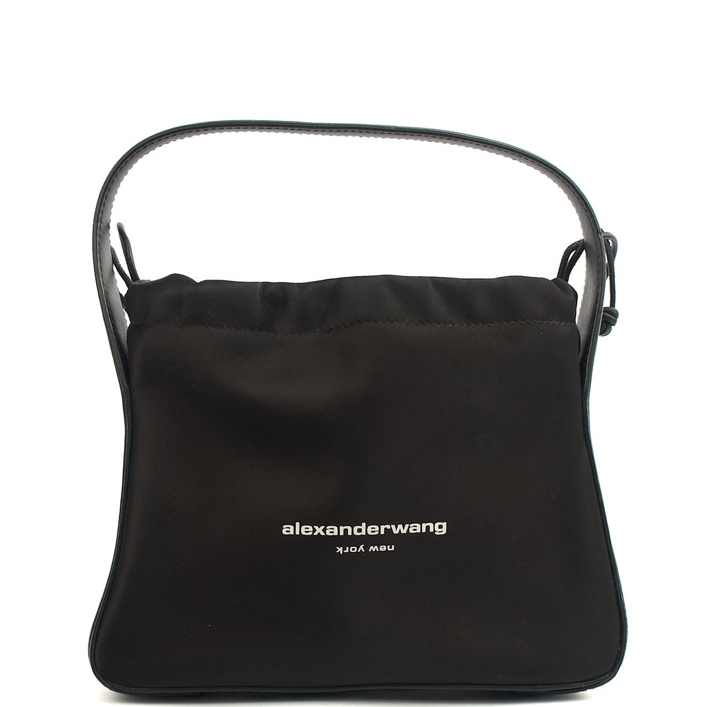 Alexander Wang Mini Bag Tote in Black, Leather — Front View
