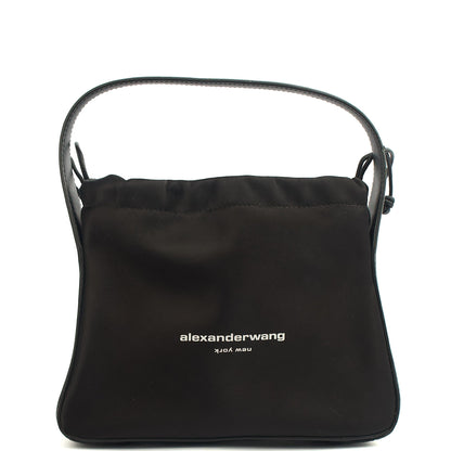 Alexander Wang Mini Bag Tote in Black, Leather — Front View