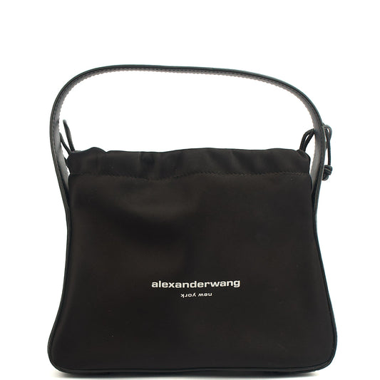 Alexander Wang Mini Bag Tote in Black, Leather — Front View