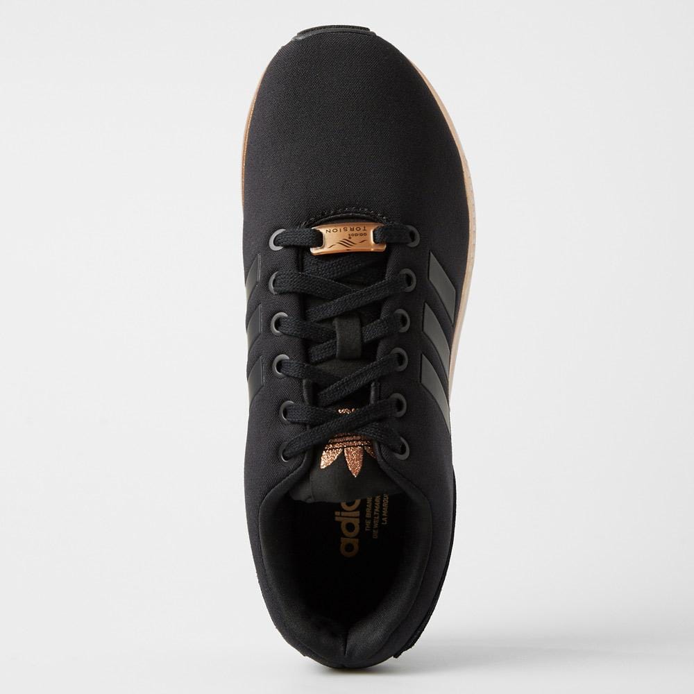 Adidas ZX Flux Womens - Copper Metallic — UK 3.5 | EU 36 | US 4 — Back View