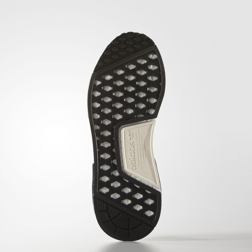 ADIDAS NMD R1 - Core Black Chalk White — UK 3.5 | EU 36 | US 4 — Top View