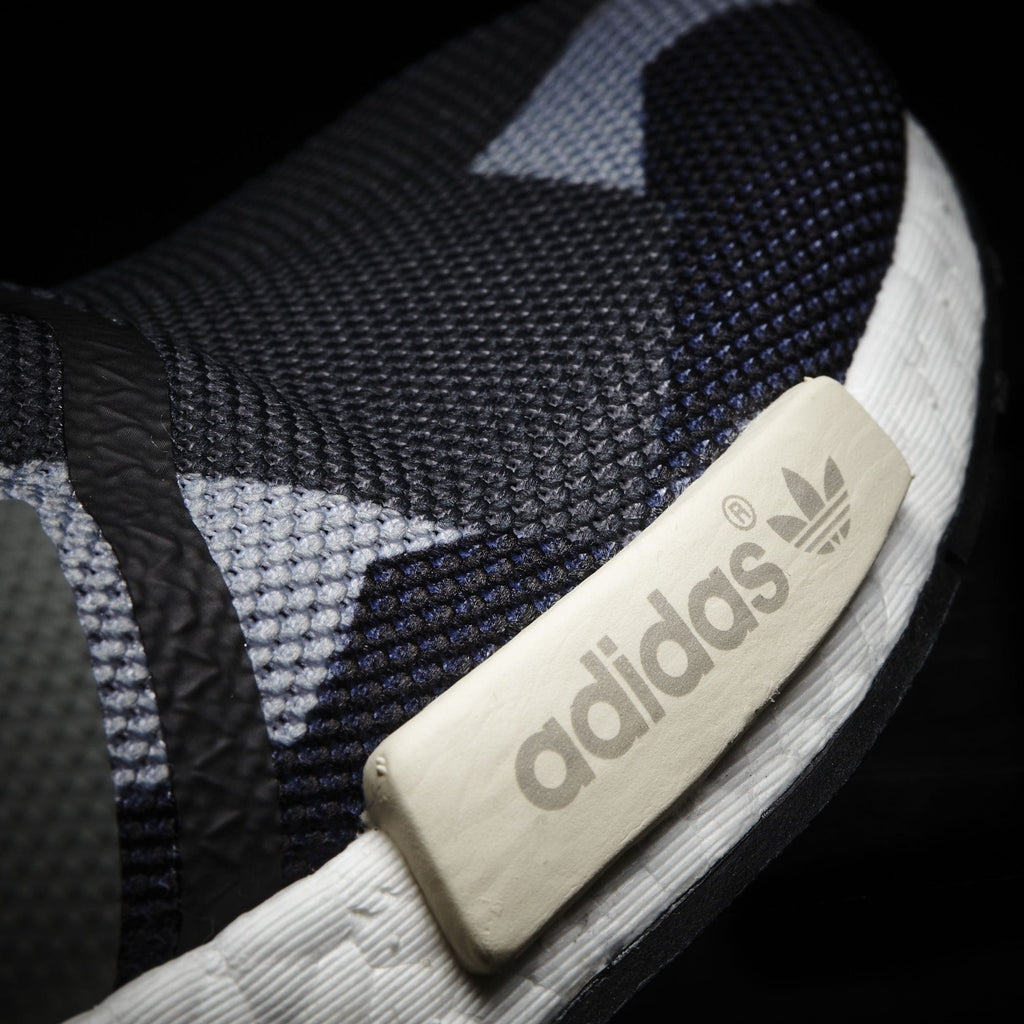 ADIDAS NMD R1 - Core Black Chalk White — UK 3.5 | EU 36 | US 4 — Side View