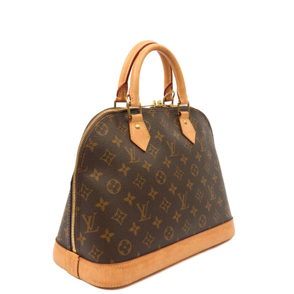 Louis Vuitton Top Handle Alma MM in Monogram, Canvas — Alternate View 17