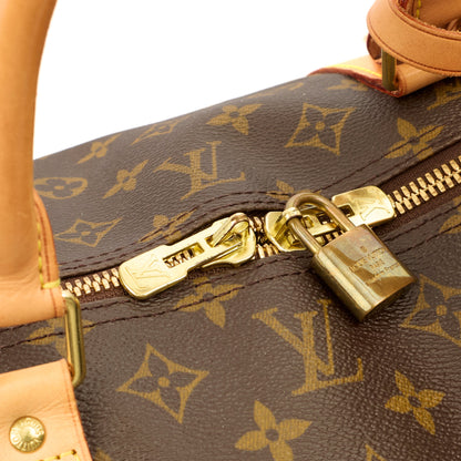 Louis Vuitton Soft Sided Keepall 55 in Monogram, Canvas — Alternate View 12