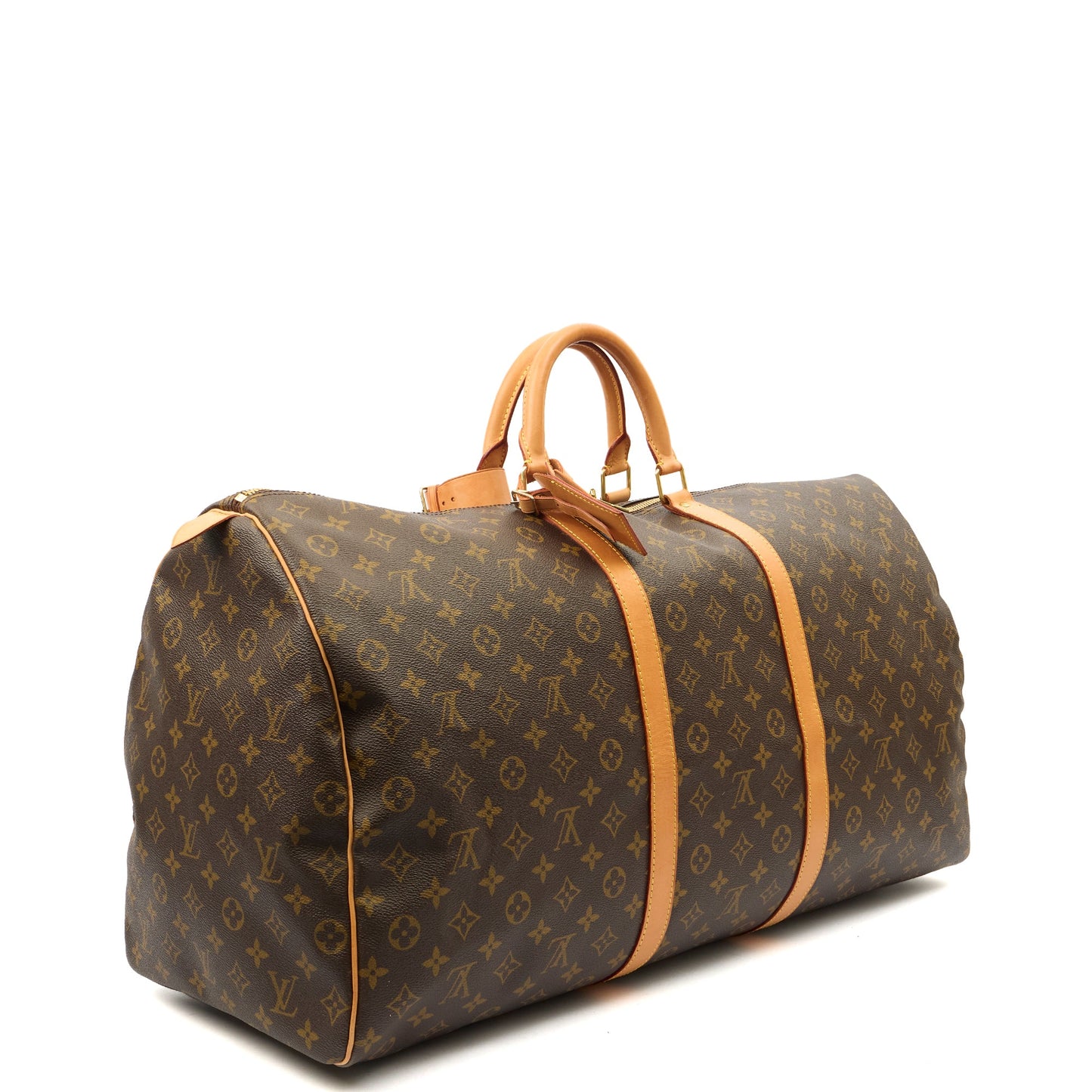 Louis Vuitton Soft Sided Keepall 55 in Monogram, Canvas — Alternate View 9