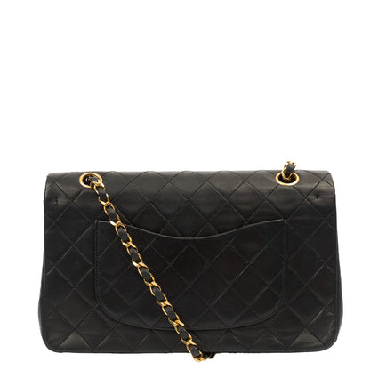 Chanel Shoulder Bag Classic Double Flap - Medium in Black, Lambskin Leather — Alternate View 22
