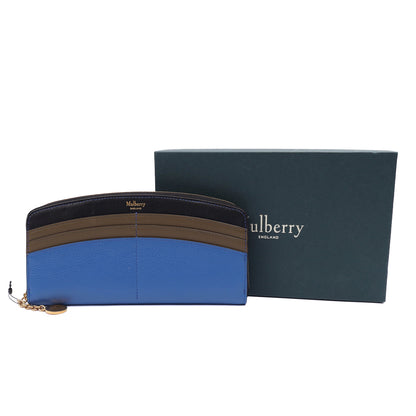 Mulberry Purse Wallet in Porcelain Blue, Leather — Lifestyle View