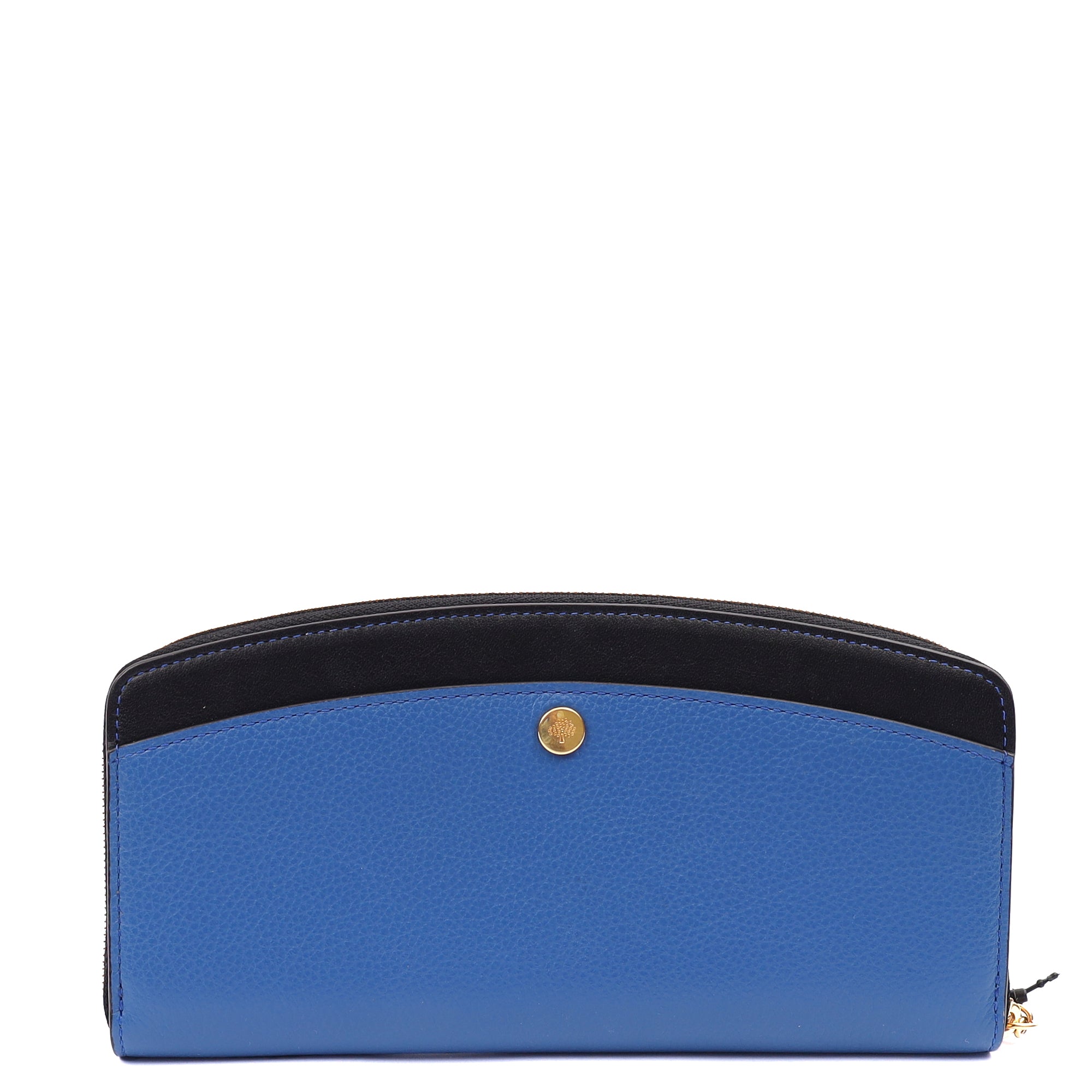 Mulberry Purse Wallet in Porcelain Blue, Leather — Back View