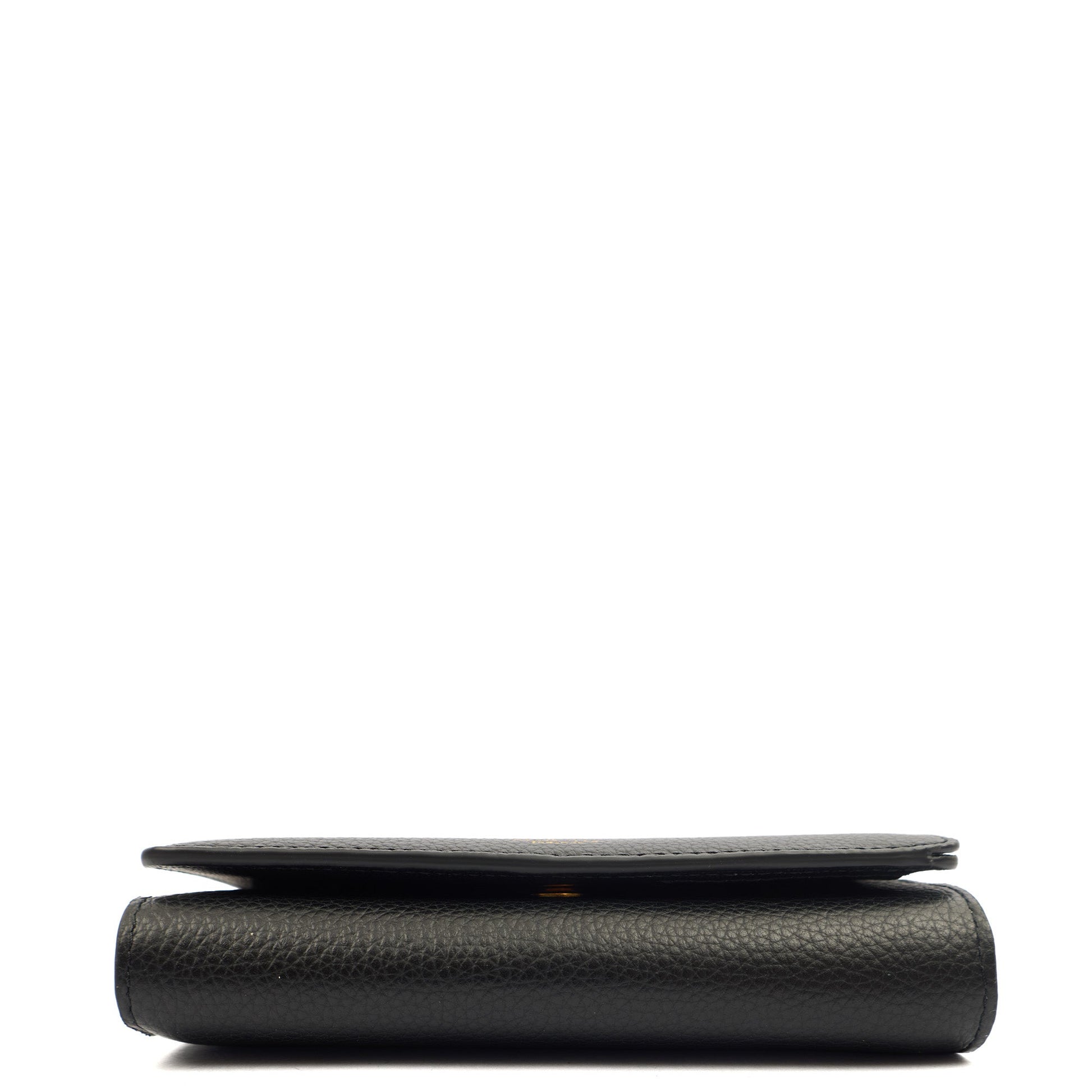 Mulberry Wallet Wallet in Black, Leather — Top View