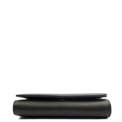 Mulberry Wallet Wallet in Black, Leather — Top View