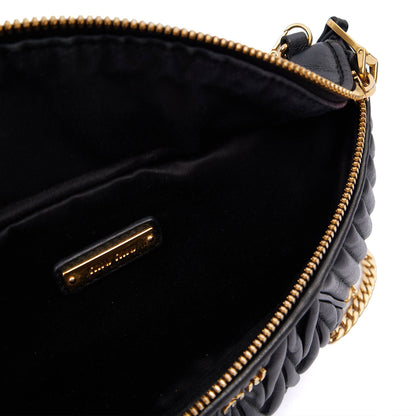 Miu Miu Cross Body Belt Bag in Black, Leather — Alternate View 12
