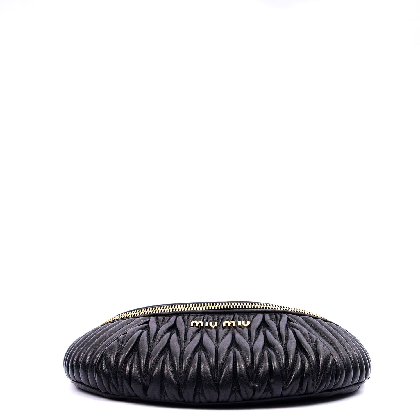 Miu Miu Cross Body Belt Bag in Black, Leather — Alternate View 11