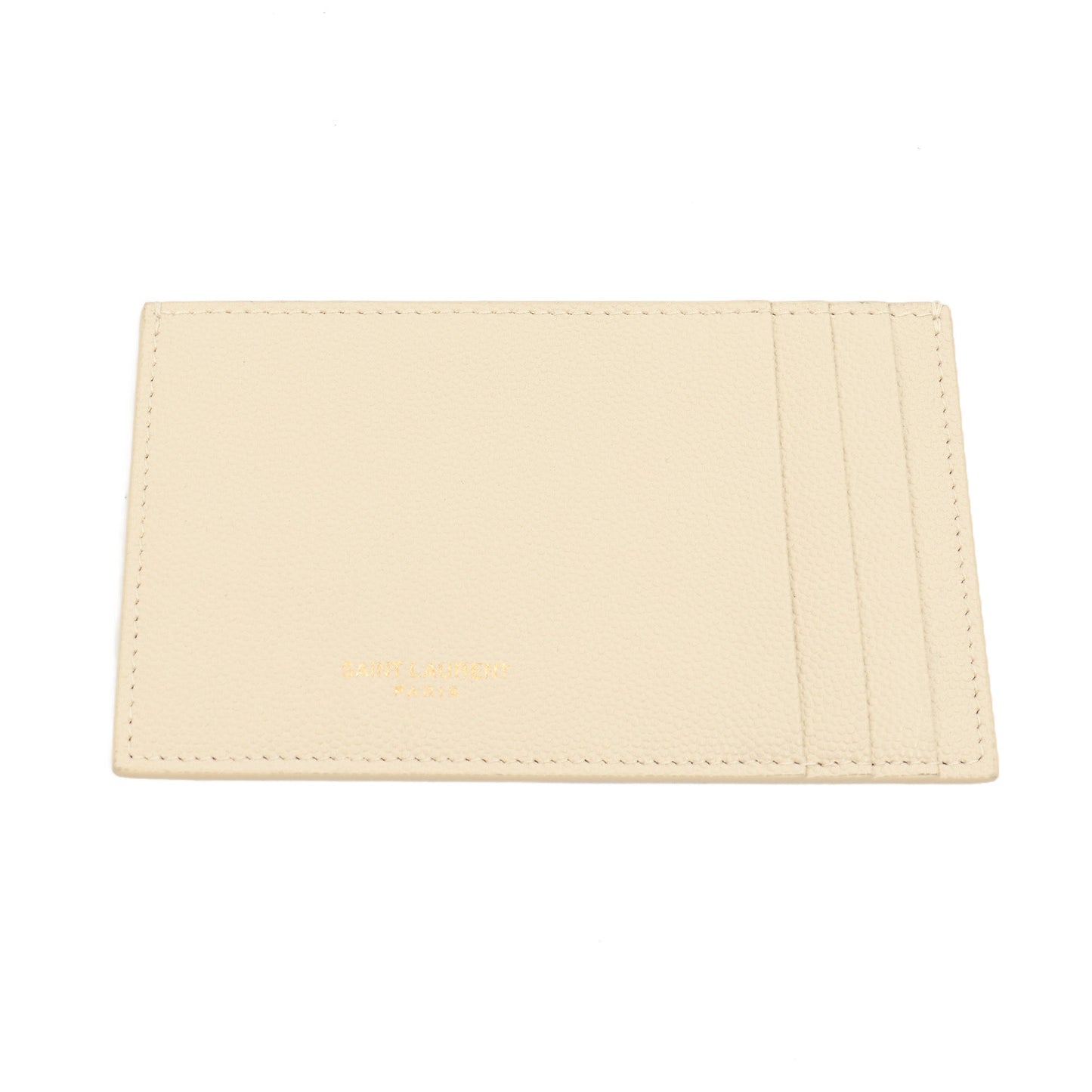 Saint Laurent Cross Body Envelope Chain Wallet in Cream, Leather — Alternate View 7