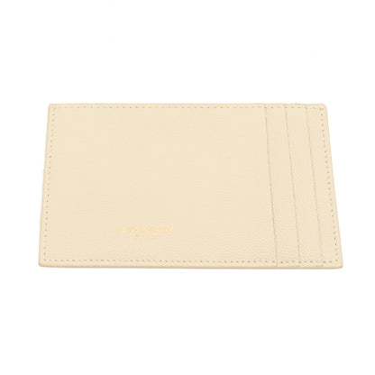 Saint Laurent Cross Body Envelope Chain Wallet in Cream, Leather — Alternate View 7