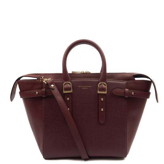 Aspinal of London Tote London Tote- Large in Red, Leather — Front View