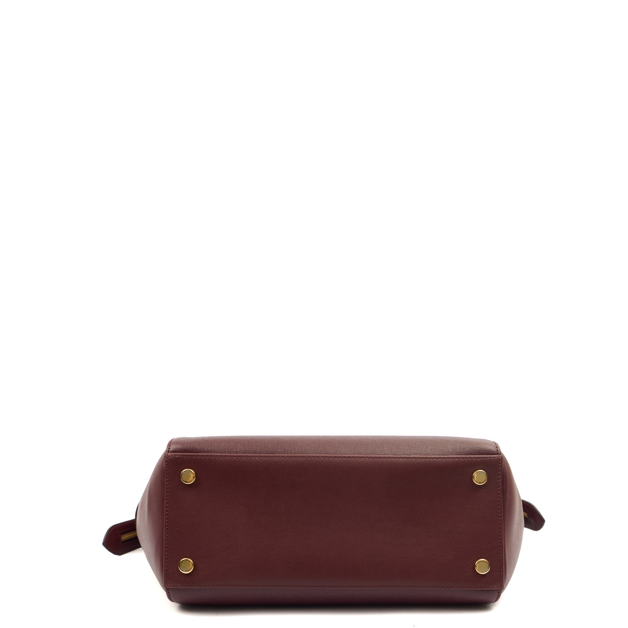 Aspinal of London Tote London Tote- Large in Red, Leather — Top View